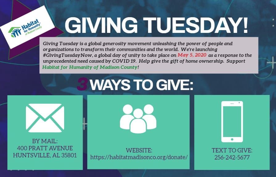 GIVING TUESDAY!